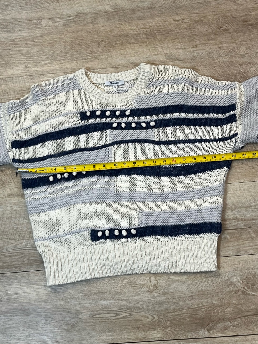 Madewell Women’s Grandover Bobble Merino Wool/Alpaca Blend Pullover Sweater XL - Picture 7 of 9